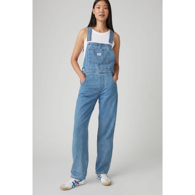 Levi's Vintage Denim Overalls Med Indigo Taglia: L | Tute Outlet | Donna | Blu