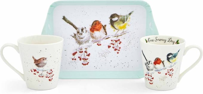 Wrendale - Set Mokken & Tray - Christmas