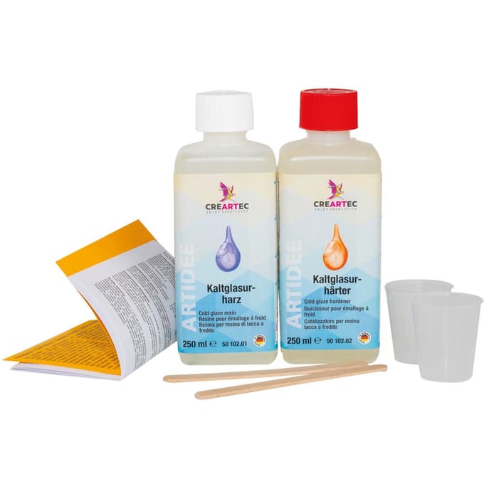 Koud glazuur set, 500 ml