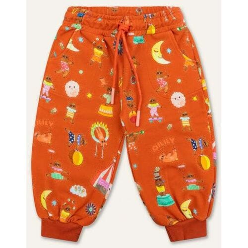 Oilily Paw Broek- maat80/18m Fiery Rood