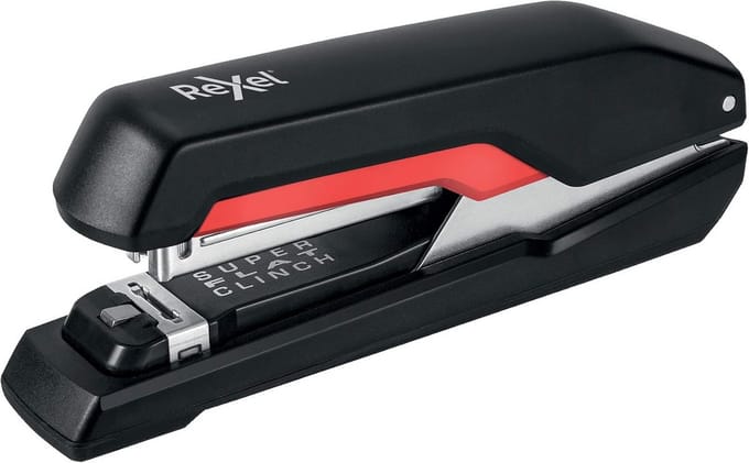Volledige Strip Nietmachine Rood Capaciteit tot 30 Vel