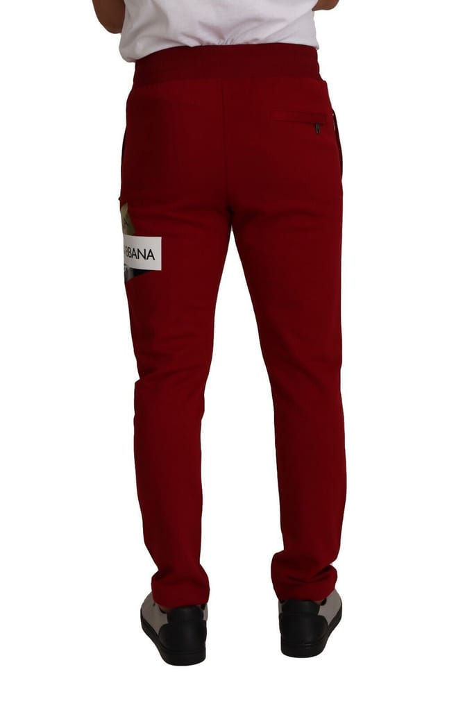Logoprint Joggingbroek Bordeaux
