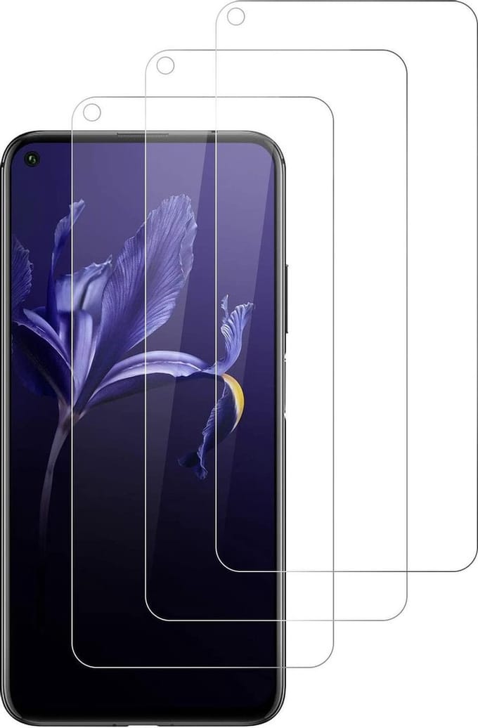 Screenprotector Glas - Tempered Glass Screen Protector Geschikt voor: Huawei Nova 5T  - 3x