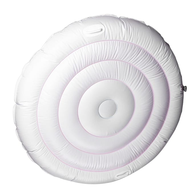 4.5ft Opblaasbare Hot Tub Afdekking PVC Rond Universeel Snelle Inflatie Geïsoleerde Hot Tub Deksel voor white