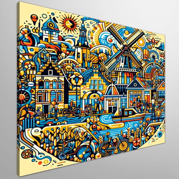Kunstprint | Wanddecoratie | Canvas | 60 × 60 cm