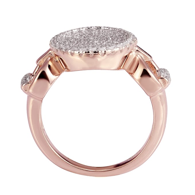 Orphelia Dames 925 Sterling Zilveren Ring - Roze ZR-7420