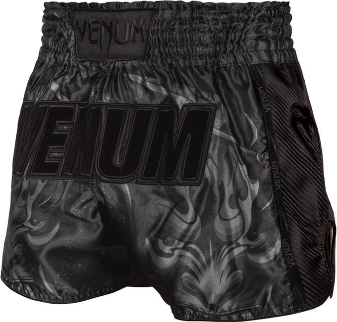 Venum Devil Muay Thai Short - zwart/zwart - S