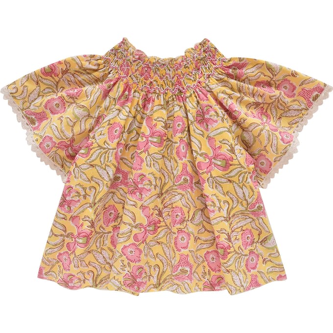 Louise Misha Blouse Flore Lem Patchouli Spring Größe: 9M | Hemden Outlet | kids