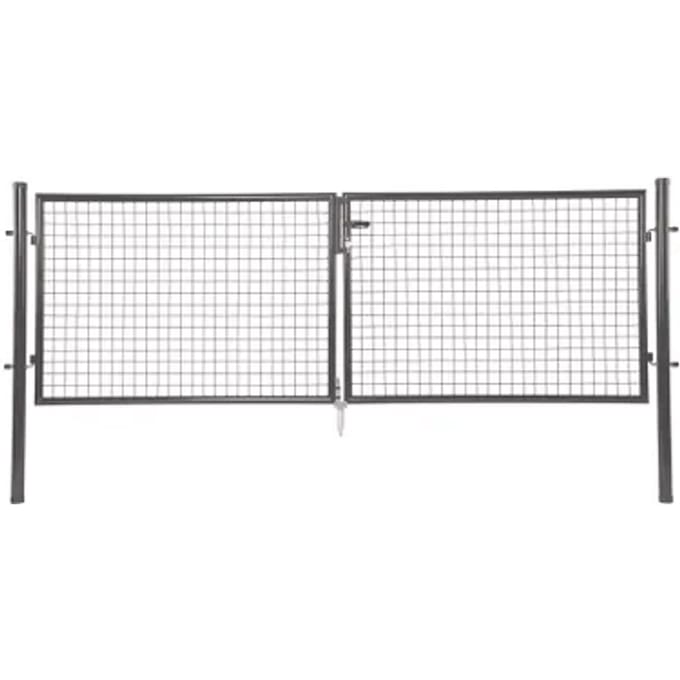 Giardino Dubbele Poort H 150 X L 2x150cm Antraciet