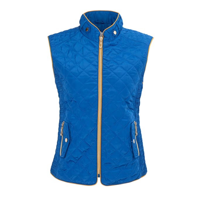 Miso Dames/Dames Gewatteerd Gilet (Blauw)