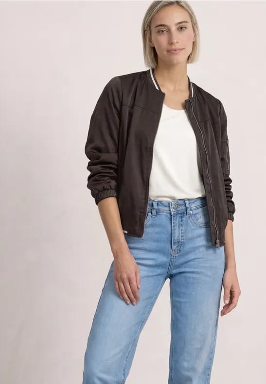 Street One - A213109 - Satin Bomber Blouson Jkt