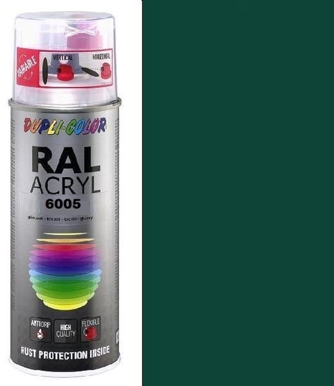 Motip Dupli-Color Spuitbus Acryl Hoogglans - RAL 6005 Mosgroen