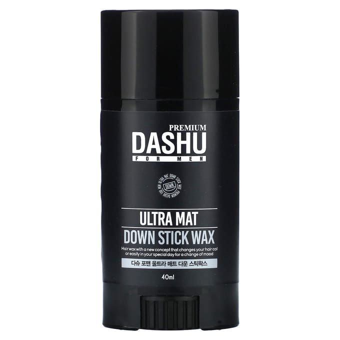 Dashu, for men, premium ultra matte down stick wax, 40 ml