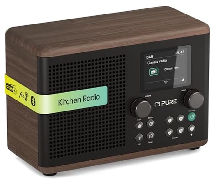 Digitale Keukenradio met DAB+, FM, Bluetooth en USB - Klassiek Design voor Superieur Geluid
