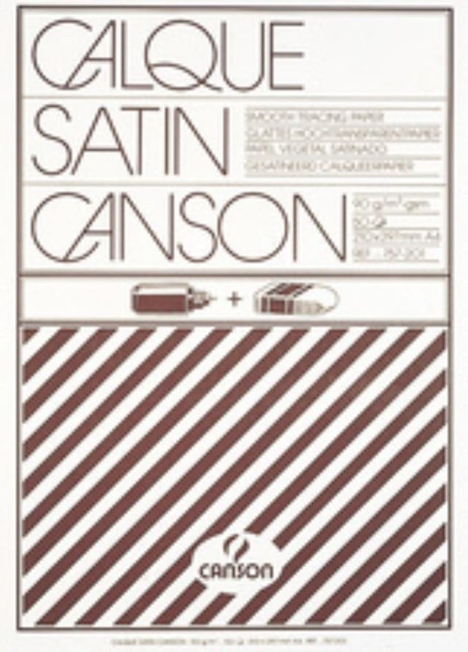 CANSON transparantpapier-blok, DIN A3, 90 g/m2,