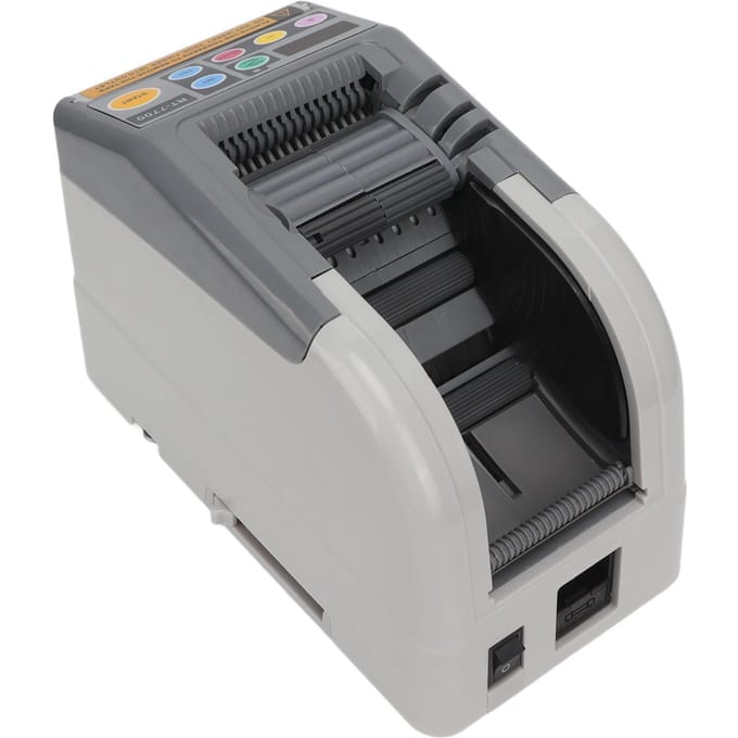 Machine à couper le ruban adhésif automatique JAXUDA Double induction Distributeur de ruban adhésif à circulation 6 niveaux Prise UE black