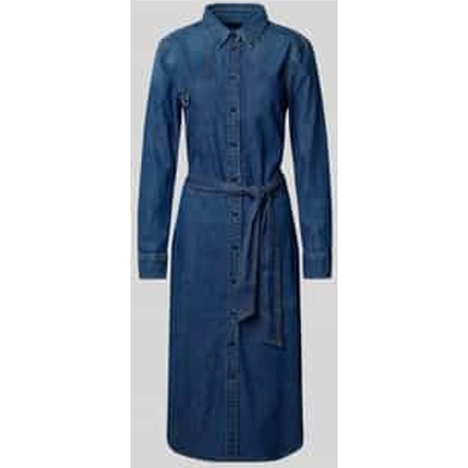 Overhemdjurk in jeanslook, model 'LANAINE'