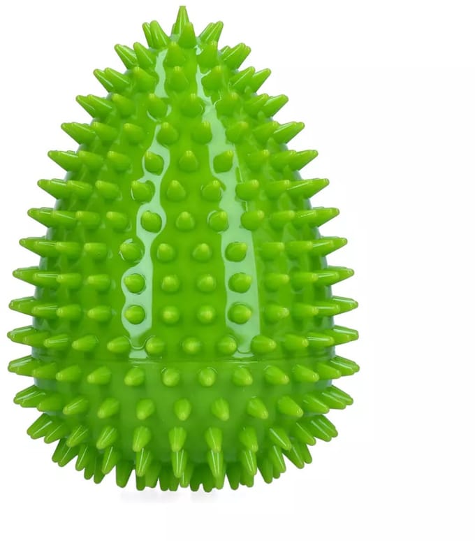 Dog Comets Cosmic Egg - L - Hondenspeelgoed - Drijvend Ei met Pieper - Onvoorspelbare Stuiter - Groen