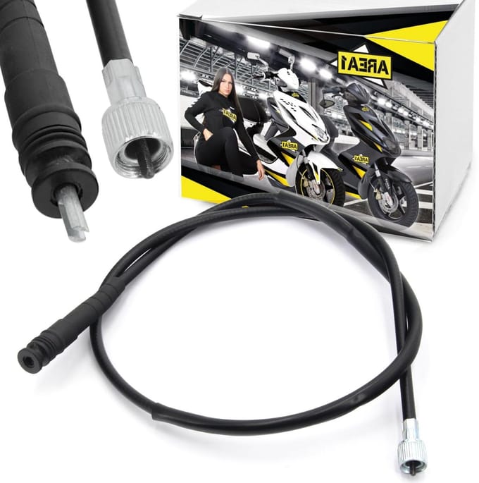 Snelheidsmeter Kabel - Kilometerkabel - Motor Onderhoud - Directe Aansluiting - 965 mm - Zwart