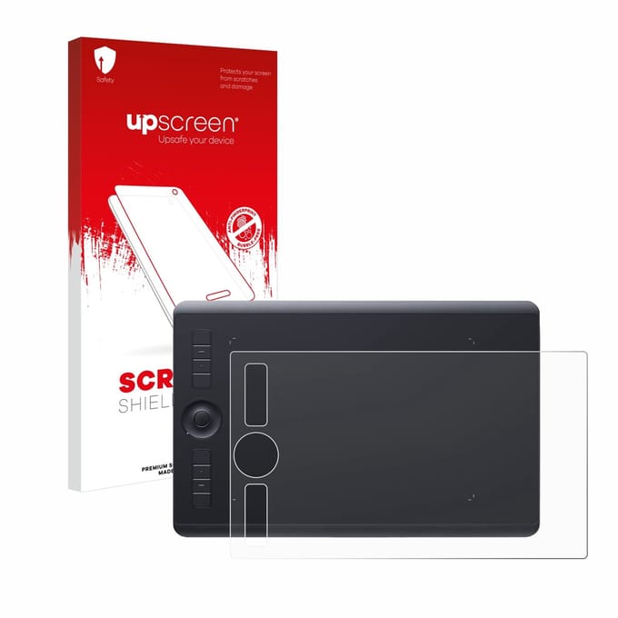 upscreen - Screenprotector voor Wacom Intuos Pro M (2017) - Folie Beschermfolie transparant