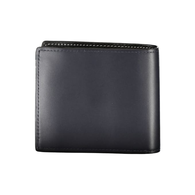 Tommy Hilfiger Blauwe Leren Portemonnee