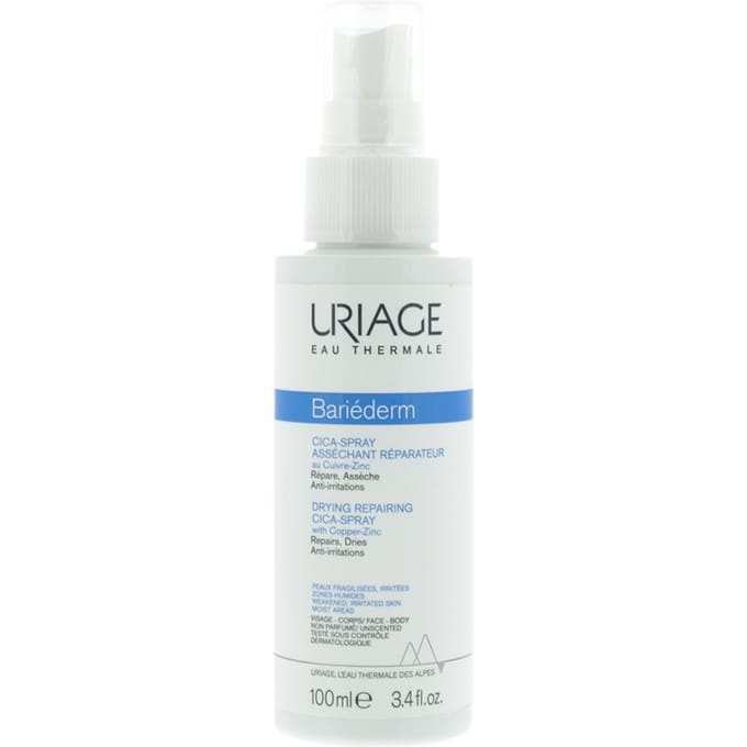 Uriage Bariederm Droogherstellende Cica-Spray 100ml Met Koper-Zink