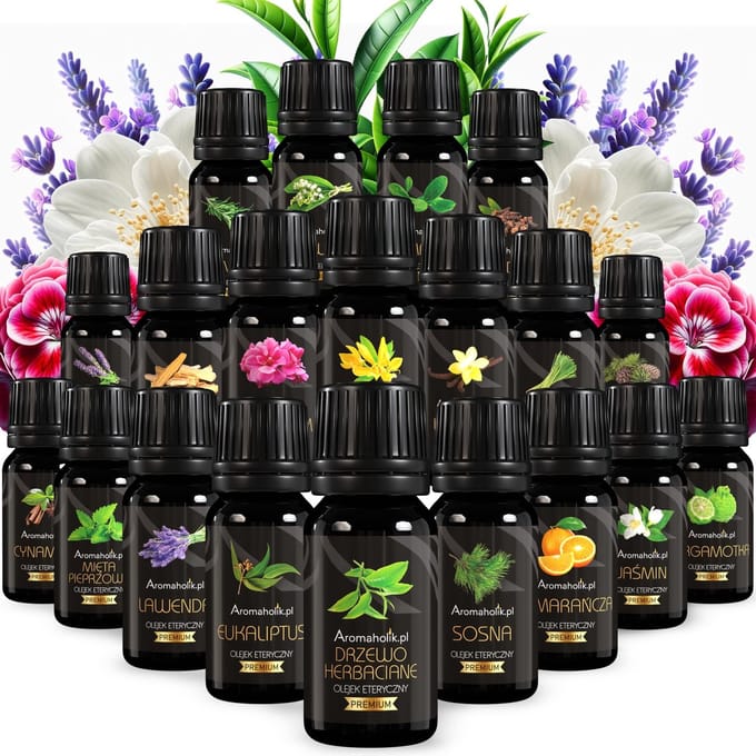 Aromaholik - Pasjonaty Set - Etherische Oliën - Natuurlijk en Zuiver - 10ml x 20