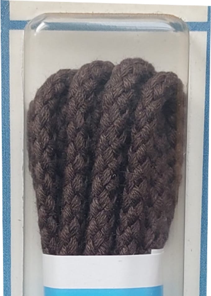 Cordial Veter - Donker Bruin - Rond - Koord Veters - Lengte 90 cm - Dikte 4 mm - Schoenveter