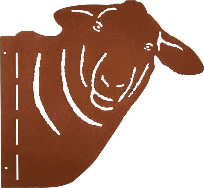UNUS® Boomsteker boomprikker schaap roestlook van metaal tuindecoratie schaap