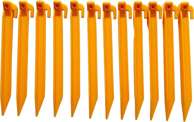 Redcliffs Outdoor Gear Tentharingen - Tentaccessoires - 12 Stuks - 22cm - Kunststof
