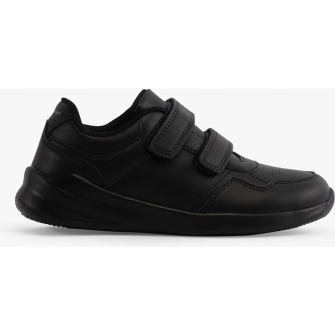 MARLING Unisex Leren School Sneakers Zwart