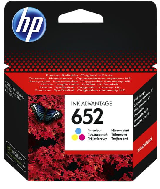 HP 652 - Inktcartridge / Kleur (F6V24AE)