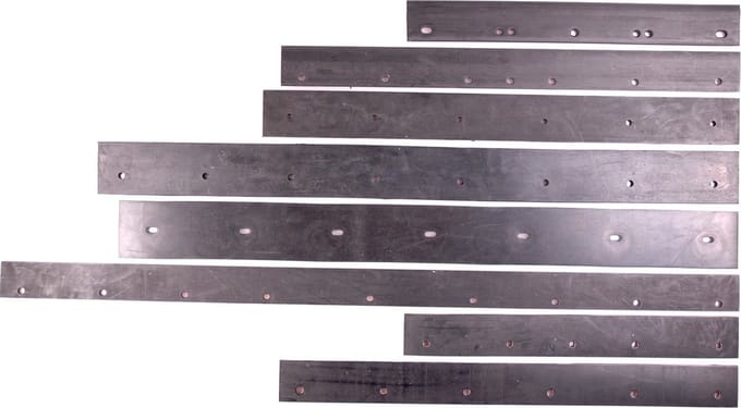 MM Eurotool Rubber/canvas voor gebogenmestschuif Zwaar, 89cm