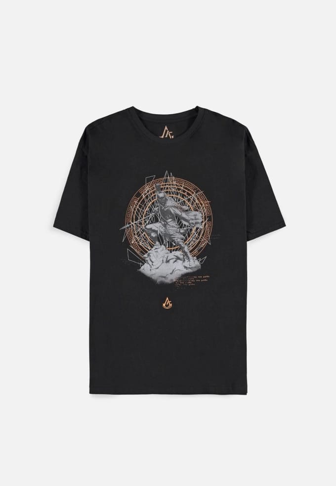 Assassin's Creed Heren Tshirt -S- Graphic Art Zwart