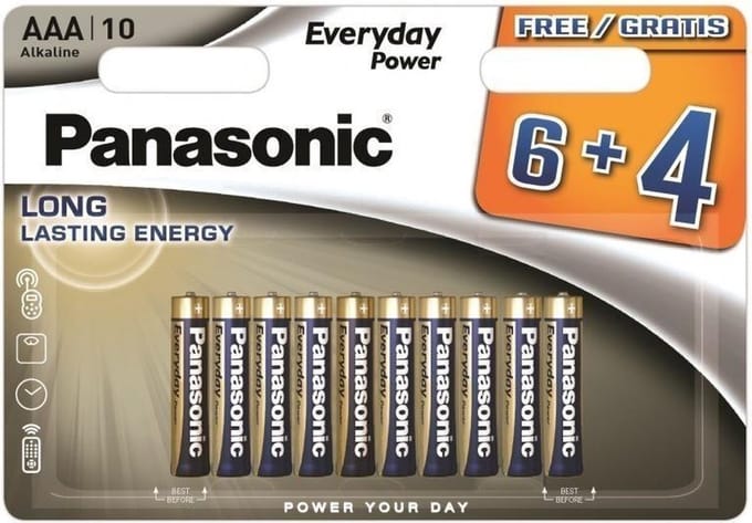 Panasonic - Everyday Power - AAA Batterijen - Value Pack - 10 stuks