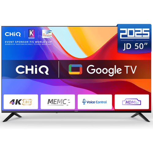 CHiQ U50JD – 50 inch – 4K QLED – 60Hz