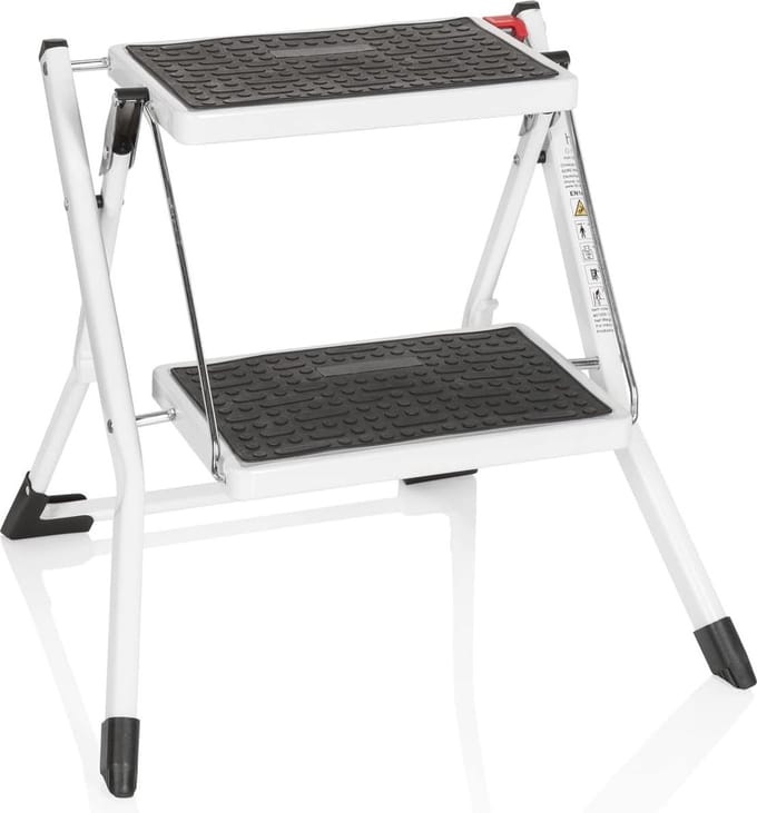 Vouwladder SOLID W1 - Veilig Stalen Vouwsysteem voor Thuis en Kantoor