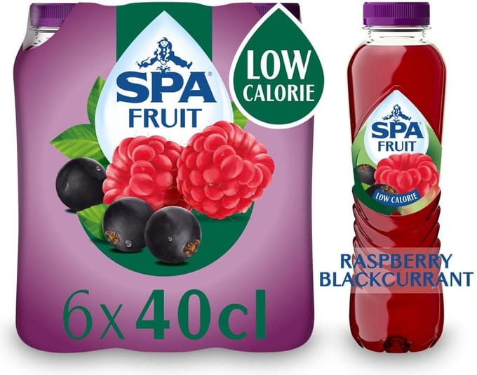 Spa - Fruit - Raspberry Blackberry - 6 x 400 ml