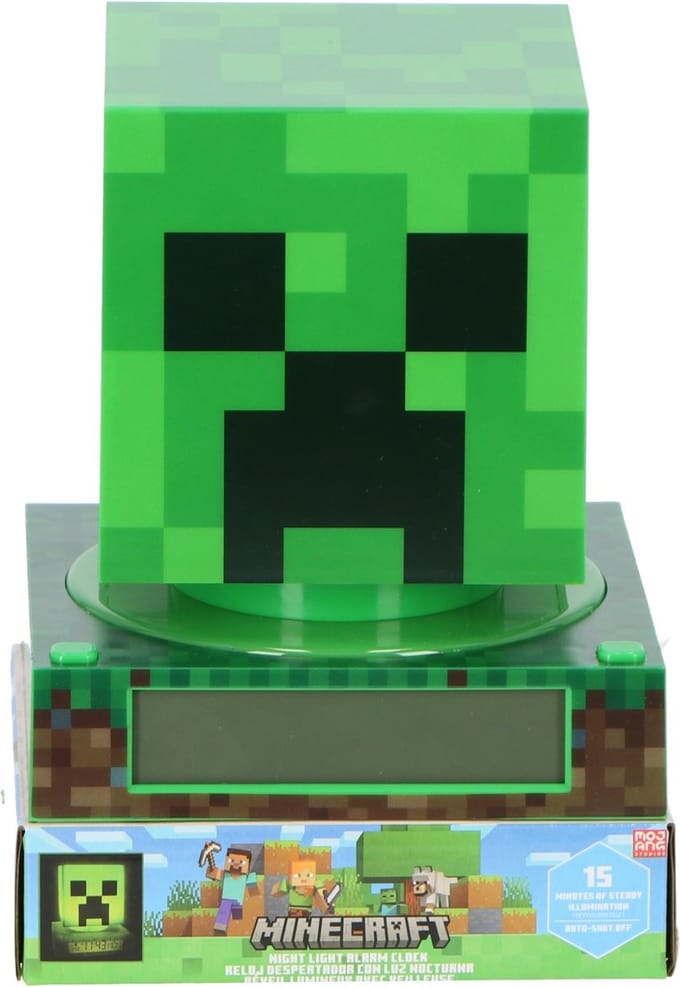 Réveil figurine 3D Minecraft - KIDS LICENSING - MIN3020