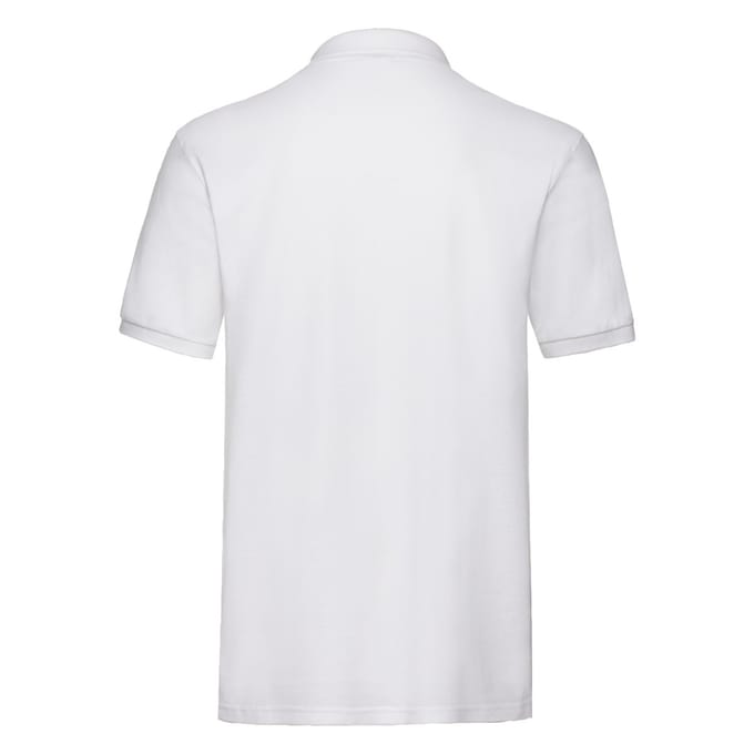 Fruit of the Loom Heren Premium Piqué Poloshirt (Wit)