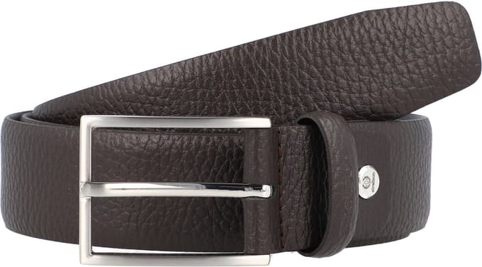 Strellson Riem Leder - Jongens - 110 cm - dark brown