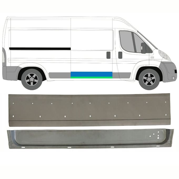 Interne reparatie achterste deuren voor Citroen Jumper 2006-2025 / Rechts / Set