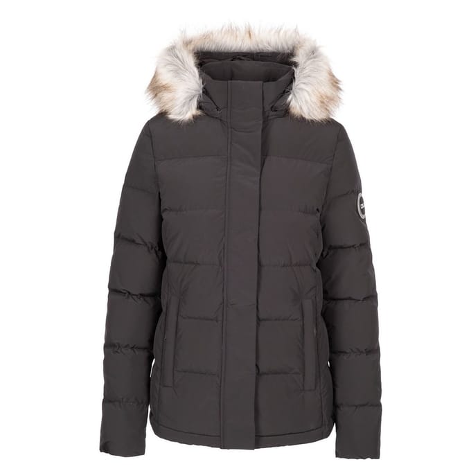 Trespass Dames/Dames Composed DLX Donsjack (Zwart)