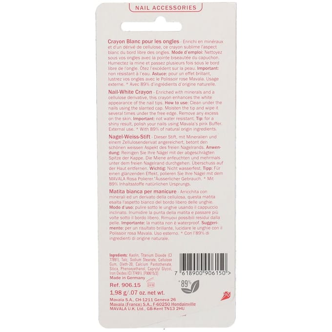 Mavala Nail-White Crayon 1 Lippenstift