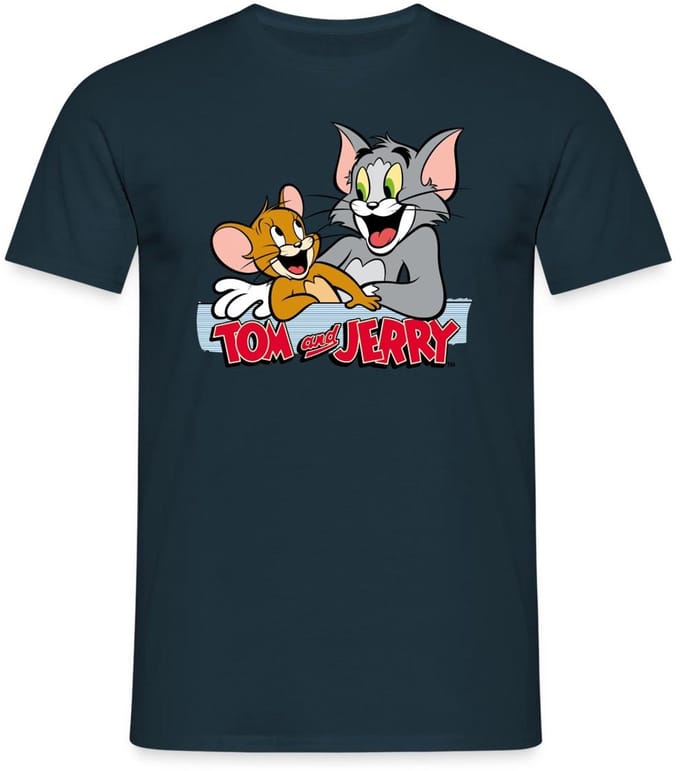 Tom En Jerry Vrienden T-Shirt Heren