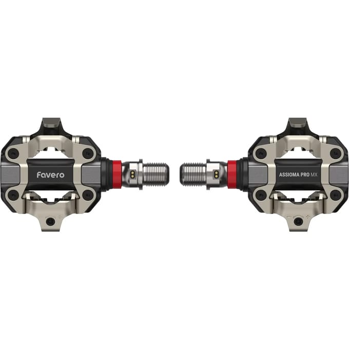 Favero Assioma Pro Mx-2 Pedalen Met Vermogensmeter Zilver