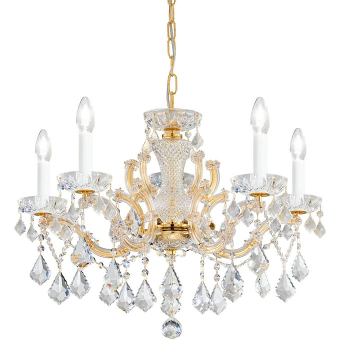 KOLARZ Maria Louise kroonluchter Crystal 5-lamps