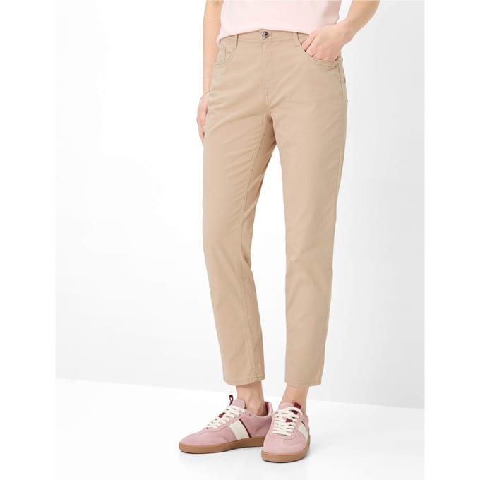 Brax Dames Jeans  Style MARY S ALMOND, beige, maat 46K