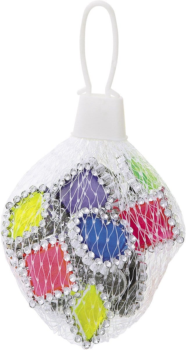 UNIQUE - 12 gekleurde diamanten ringen voor piñata
