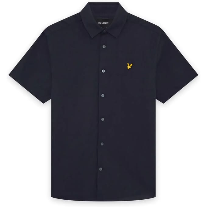 Lyle & Scott Short Sleeve Linen Blend Shirt